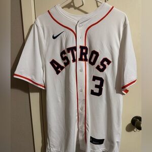 Nike Houston Astros Jeremy Pena Men’s Large Orange & White